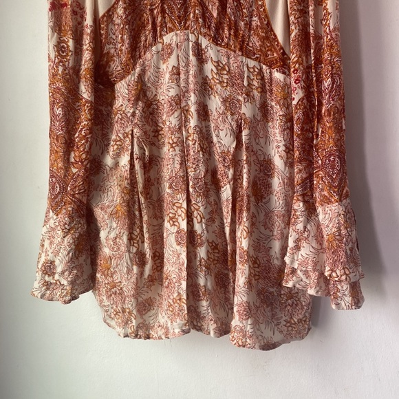 Free People M Lady Luck Print Tunic Dress - Picture 6 of 13